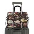 thumbnail image 2 of FORMRS 16" Laptop Sleeve Bag Carrying Case with Handle Travel Shoulder Briefcase, Black Chocolate Cakes, 2 of 8
