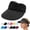 Dark Gray, variant on Women's High Ponytail Sun Visor Hat, UPF 50+ Wide Brim Open Top Cap, Quick Dry Elastic Sportswear for Running Tennis