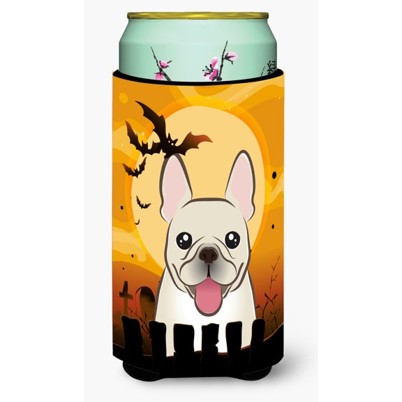 Caroline's Treasures BB1796TBC Halloween French Bulldog Tall Boy Beverage Insulator Hugger , Tall Boy, multicolor