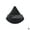 black, variant on 1pcs Makeup Powder Puff Makeup Sponge Triangle Cotton Dry Powder Puff Sector High Density Crystal Cotton Makeup Tool For Women E5D0