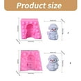 thumbnail image 3 of Christmas Snowman Silicone Molds for Soap Christmas Decorations Home Ornaments Epoxy Resin Craft, 3 of 9
