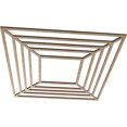 thumbnail image 2 of 18"OD x 6 5/8"ID x 1/4"T Raven Wood Fretwork Pierced Ceiling Medallion, Hickory, 2 of 3