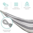 thumbnail image 4 of Best Choice Products 2-Person Brazilian-Style Cotton Double Hammock Bed w/ Portable Carrying Bag  Steel, 4 of 8