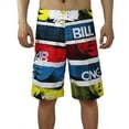thumbnail image 2 of Mens Quick Dry Printed Summer Beach Shorts Mens Bañador Casual Swim Trunks Drawstring with Elastic Waist and Pockets, 2 of 5