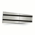 thumbnail image 4 of Chisel  Stainless Steel Brushed Black IP-plated with CZ Signet Ring, 4 of 7