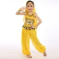 thumbnail image 5 of ZMHEGW Children Girl Belly Dance Kids Belly Dancing Egypt Dance Cloth Sweats for Teen Girls Little Girl Outfits with Hats, 5 of 5