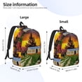 thumbnail image 3 of Yiaed Fall Village Scenery Print Backpack, Premium Laptop Backpack, Travel Backpack for Women, Lightweight Backpacks, Comfortable Back Pack-Small, 3 of 5