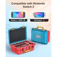 thumbnail image 2 of Étui Rigide de Voyage pour Nintendo Switch 2, Étanche IP67, Doublure Souple, Contient Console, Manette Pro et Accessoires, 2 of 7
