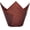 Jumbo Brown, variant on Red colour Large size Tulip Baking Cups 2-1/4"(Base diameter) x 4"(Wall height) Greaseproof paper baking cupcake Muffin liners, Case of 130 pcs