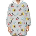 thumbnail image 1 of Fortune Matching Family Wearable Blanket Oversized Hoodies Pullover Christmas Pajama, 1 of 9