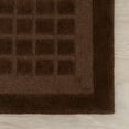 thumbnail image 4 of Rugs USA Fritz Checkered Wool Area Rug, 5' x 8', Fritz Brown, 4 of 10