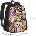 thumbnail image 4 of Dandy'S World Unisex Fitness Bag, Backpack for Camping Fun Work Backpack Computer Bag for Men and Women, 4 of 6