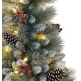 thumbnail image 3 of Puleo International Sterling Pine 4.5 ft. Pre-Lit Potted Christmas Tree, 3 of 6