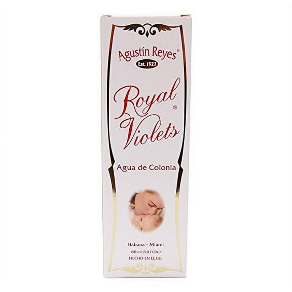 Royal Violets Agustin Reyes 5 oz Eau de Cologne Glass Bottle (Pack of 3)
