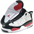 thumbnail image 1 of New N I-K-E A i r-Jor-dan Dub Zero White/Black/Red Sneakers 311046162 Men's Multi Size, 1 of 6