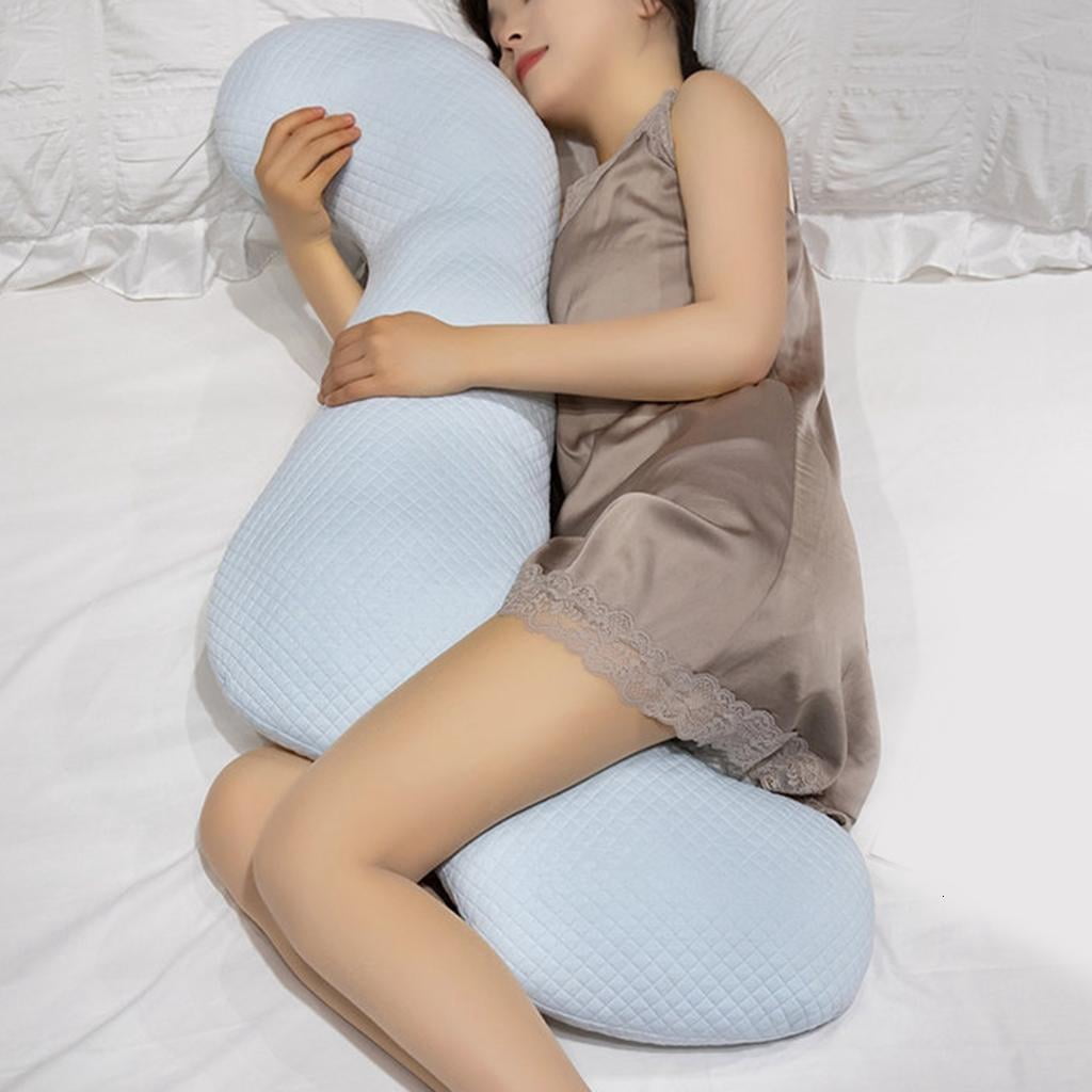 Yihuala Curveds Horse Shape Pillow Body Pillow For Comfort Maternity Back Machine Washable Materials Covers