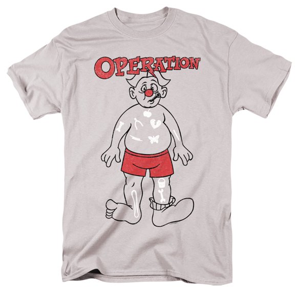 Operation Operate S/S Adult 18/1 T-Shirt Silver
