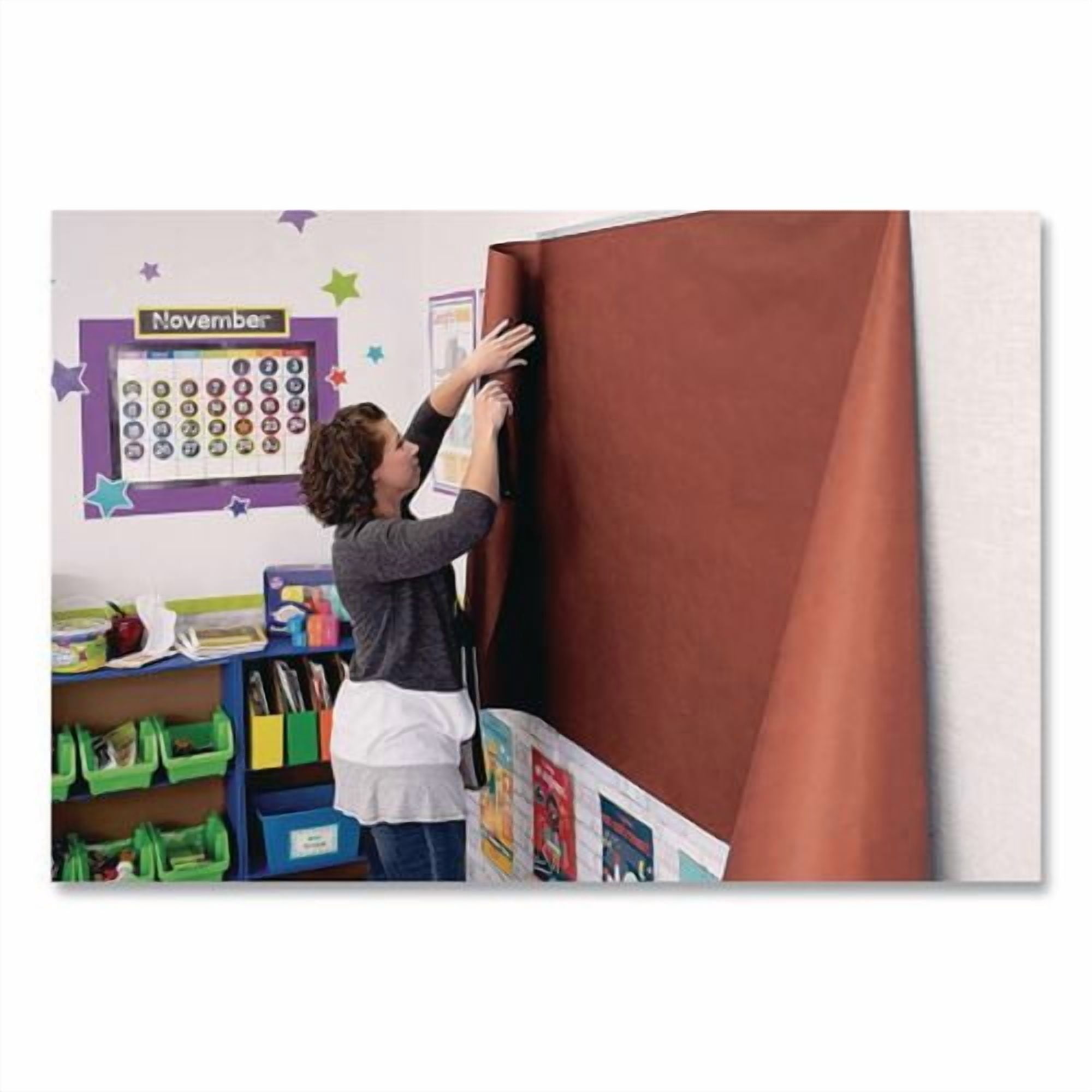 Rainbow Duo-Finish Colored Kraft Paper, 35 lb Wrapping Weight, 36" x 1,000 ft, Brown | Bundle of 2