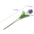 thumbnail image 2 of 20pcs White Flowers Artificial Tulip Silk Fake Flowers 13.5" for Mother's Day Easter Valentine’s Day Gifts in Bulk Home Kitchen Wedding Decorations, 2 of 5