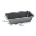 thumbnail image 2 of Rectangular Cake Bread Toast Pan, No-Stick Carbon Steel Mold Bakeware, Baking Mold Kitchen Cupcake Tools for Bakery and Home, 2 of 8