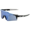100% Speedcraft SL Performance Sunglasses w/Mirror Lens Cyan Blue/Black