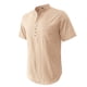 thumbnail image 5 of Mens Casual Manga Corta Botón Abajo Camisas, Verano Color Sólido, Cuello de Soporte Bolsillo Camisa Turndown, 5 of 9