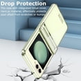 thumbnail image 4 of for Samsung Galaxy Z Flip 5 Case with Hinge Protection, One Piece Design Z Flip 5 Clear Case Slim Hard PC Bumper Phone Case for Z Flip 5 - Green, 4 of 12