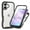Black, variant on for iPhone 17 Case with Screen Protector, Shockproof Soft TPU Bumper Rugged Clear Hard PC Back Shell Anti-Scratch All-inclusive Cover for iPhone 17, Red