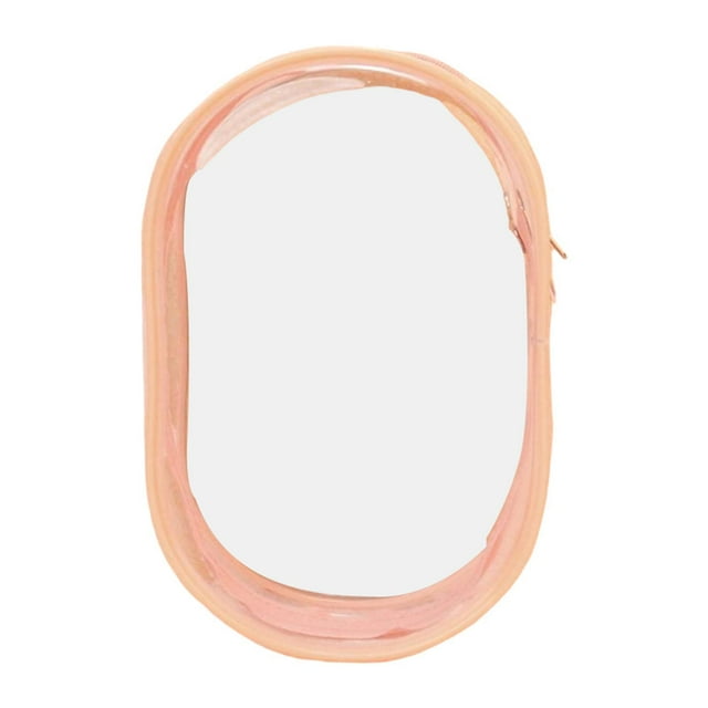 TISHITA Sac Transparent d'Exposition pour Figurines Collectionneurs Mini Pochette pour Poupées de 15/18 cm en Coton Rose