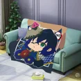 thumbnail image 4 of New Q Version Anime Demon Slayer Blanket Coral Fleece Air Conditioning Blanket Printed Flannel Blanket The Best Gift, 4 of 6