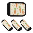 thumbnail image 6 of Luggage Handle Wrap for Suitcase 2 Pack Luggage Tag Identifiers for Travel Accessories Carrot and Polka Dots, 6 of 6