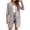 Gray, variant on Lilgiuy Women's Autumn Winter Solid Lace Splicing Long Sleeves Medium And Long Cardigan Tops，Gray,8 2022 Fall Winter