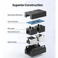 thumbnail image 3 of Paquete de 6 acopladores RJ45 Cat 6, extensor de Cable Ethernet, conector Ethernet en línea para Cable Ethernet Cat7 Cat6 Cat5e Cat5, 3 of 5