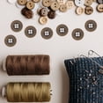 thumbnail image 2 of 20 botones de costura para ropa, botones de abrigo de estilo sencillo, accesorios para el hogar., 2 of 7