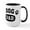 White/Black Inside, variant on CafePress - Dog Dad Large Mug - 15 oz Ceramic Large White Novelty Mug