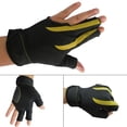thumbnail image 5 of Billiard Pool Gloves for Left Hand 3 Finger, Splicing Process, Snooker Cue Sport Glove Popular Sizes for Men & Women, 1 Pcs, 8.26 Inches, 5 of 9