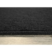 Garland Rug Medallion Black Indoor Runner Rug, 2 x 8