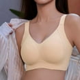 thumbnail image 4 of Xiaoxatg Seamless Full Figure Soft Support Bra Side Spill Lift And Shape Fixed Cups Wire Thin And Breathable 36c Bras for Women Push up, 4 of 7