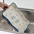 thumbnail image 4 of Baking Dish Casserole Dish 13x9 Lasagna Pan Bakeware Sets Ceramic Baking Dish Blue, 4 of 7