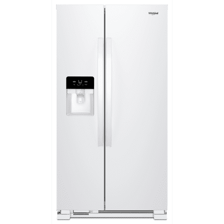 Whirlpool WRS321SDHW 21 Cu. Ft. Freestanding Side-By-Side Refrigerator