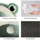 thumbnail image 4 of Linda cama para gatos, encantador iglú de terciopelo de cristal para interiores para gatos y perros pequeños, cálida cama nido para dormir en cueva para cachorros y gatitos, rana verde, M., 4 of 5
