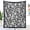 City Market, variant on Adult DIY Coloring Blanket Kit with 24 Acrylic Markers, 50x60 Art Throw,Cartoon Doodle Crowd