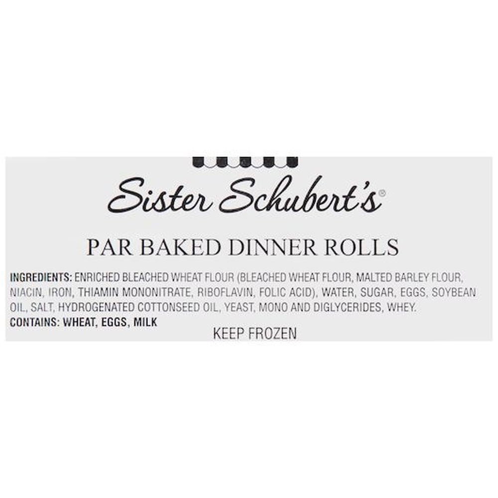 Sister Schuberts Precooked Yeast Dinner Rolls, 1 Ounce -- 180 per case, T. Marzetti