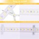 thumbnail image 4 of Tira de LED blanca resistente al agua 220 V, SMD 5730 120 led/m Tira de luz LED para exteriores de 5 m con enchufe UE sin necesidad de transformador (blanca, 5), 4 of 5