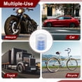 thumbnail image 6 of Uxcell Tire Valve Stem Caps, Car Wheel Valve Cap Universal Air Valve Cover Vehicle Exterior Accessories Blue, 6 of 6