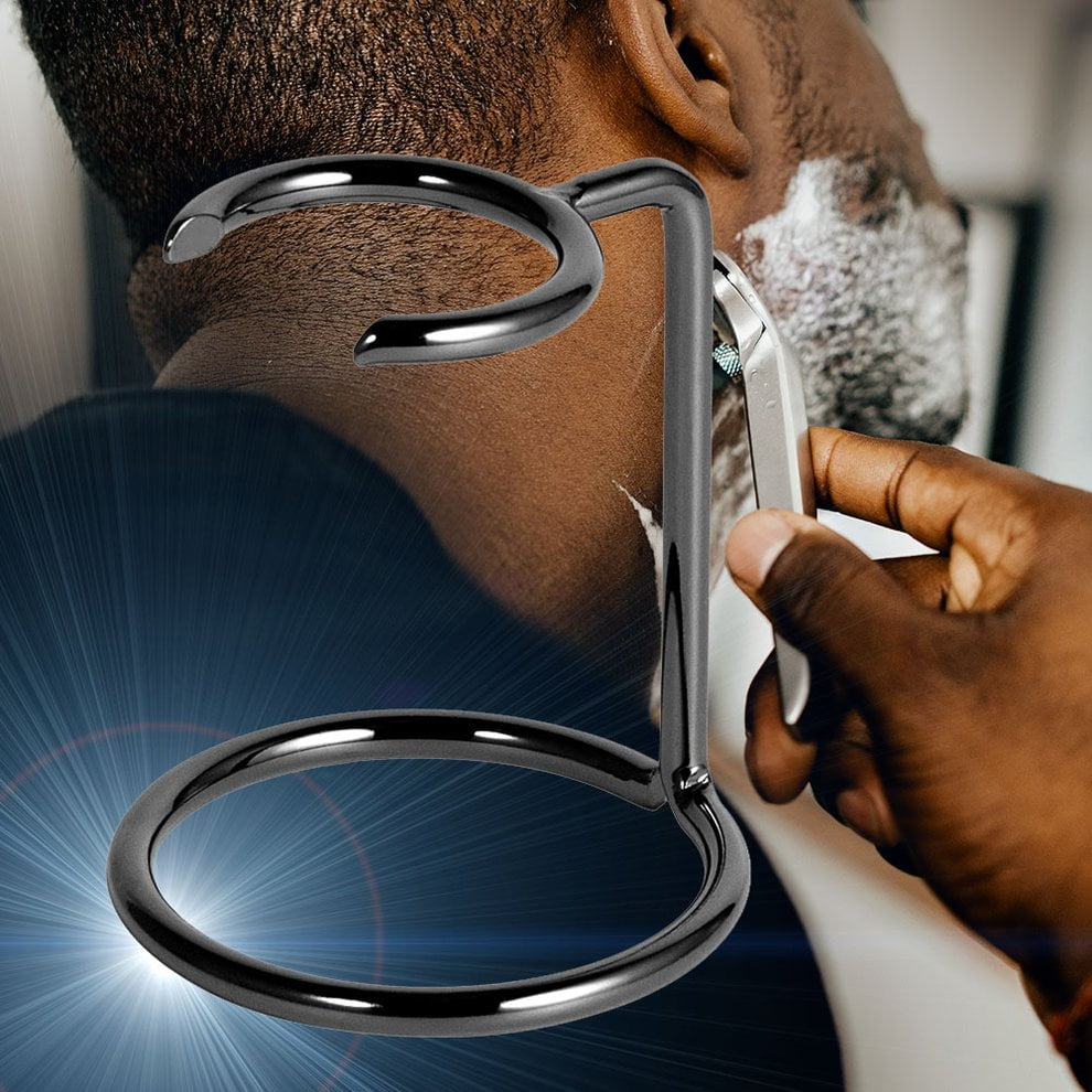 37896 Single Head Iron Alloy Men's Shaving Brush Holder Razor Storage