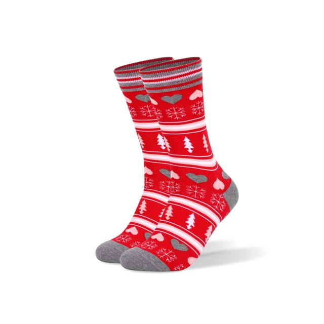 Mialoley Bas de Noël Hauteur Genou, Chaussettes Mi-Mollet Unisexes Automne