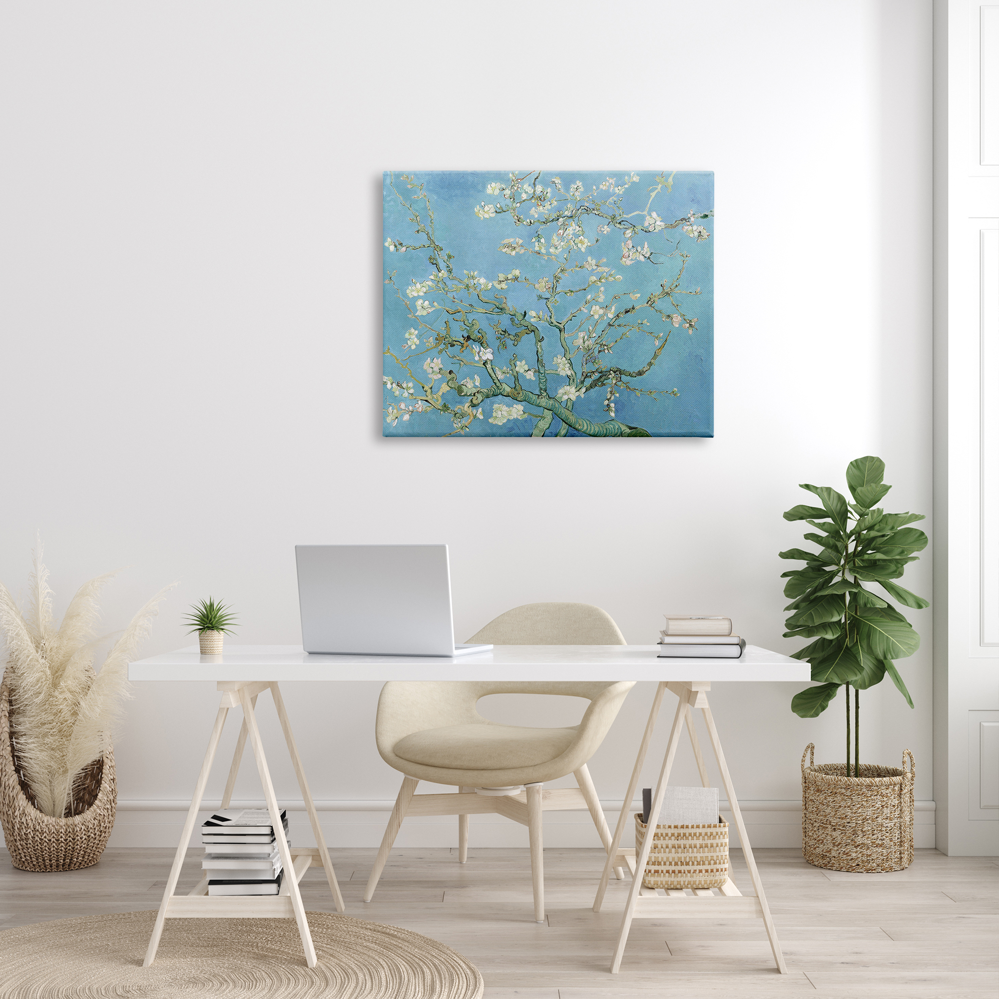 Stupell Industries Almond Blossoms Vincent van Gogh Classic Tree Blossom Painting Painting Gallery Wrapped Canvas Print Wall Art, Design by one1000paintings
