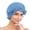 Azure Blue, variant on SusanSilk Premium Mulberry Silk Shower Bonnet, Breathable Hair Protection, Adjustable Elastic