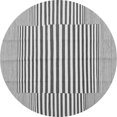 thumbnail image 1 of Ahgly Company Indoor Round Solid Gray Modern Area Rugs, 3' Round, 1 of 1